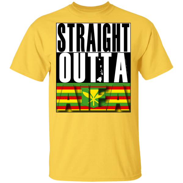 Straight Outta Aiea (Kanaka Maoli) T-Shirt, T-Shirts, Hawaii Nei All Day
