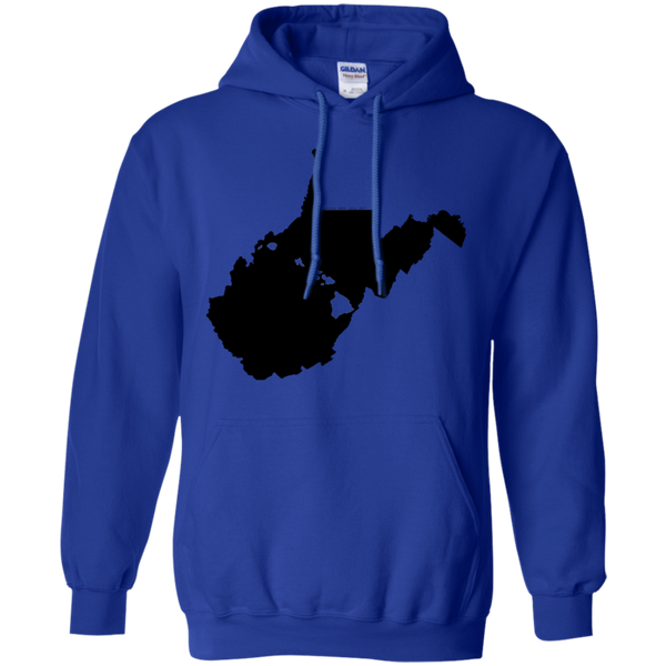 Living in West Virginia with Hawaii Roots Pullover Hoodie 8 oz., Sweatshirts, Hawaii Nei All Day