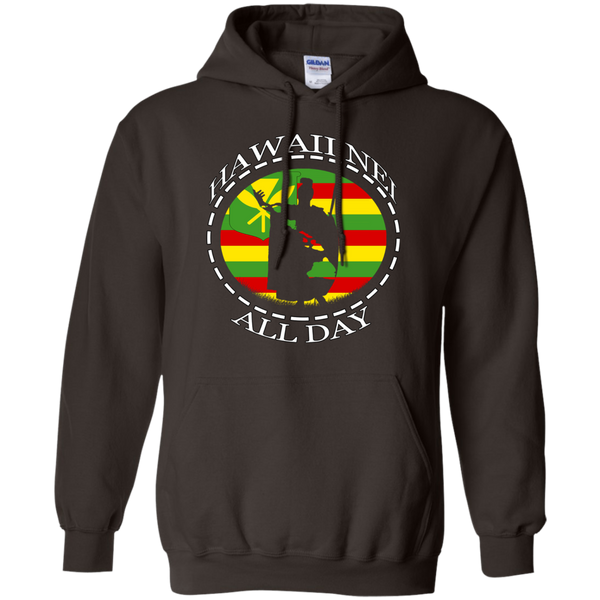 The Rising Sun Kanaka Maoli Flag Pullover Hoodie, Sweatshirts, Hawaii Nei All Day