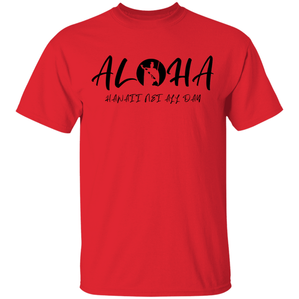 Aloha - Hawaii Nei All Day(RS BLK) T-Shirt