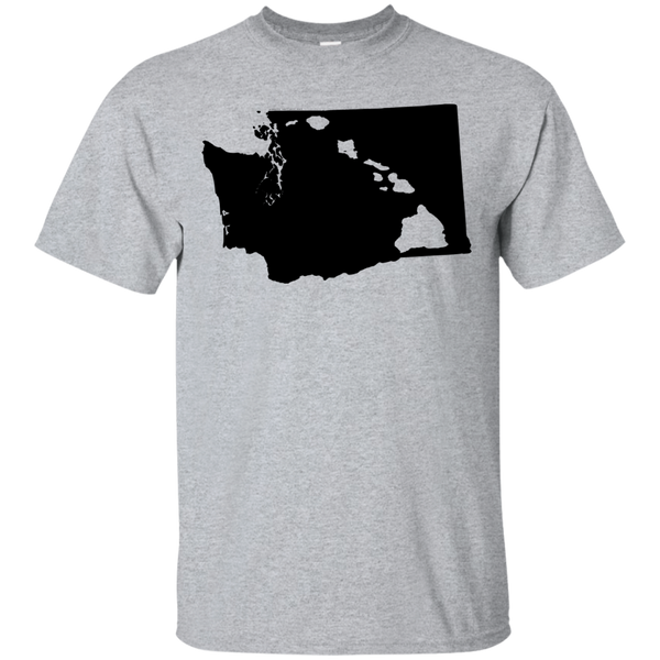 Living in Washington with Hawaii Roots Ultra Cotton T-Shirt - Hawaii Nei All Day
