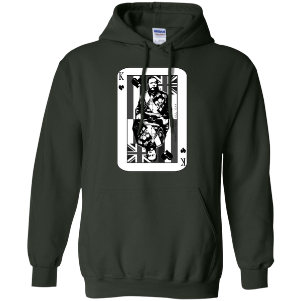 The King of Hawai'i Kalakaua(black ink) Pullover Hoodie, Sweatshirts, Hawaii Nei All Day