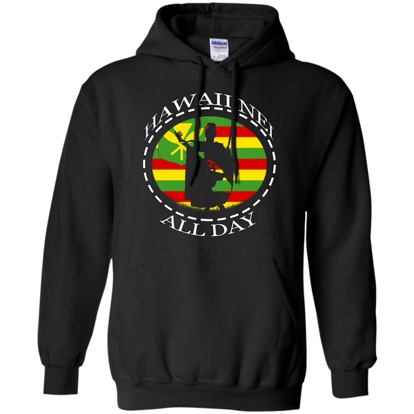 The Rising Sun Kanaka Maoli Flag Pullover Hoodie, Sweatshirts, Hawaii Nei All Day