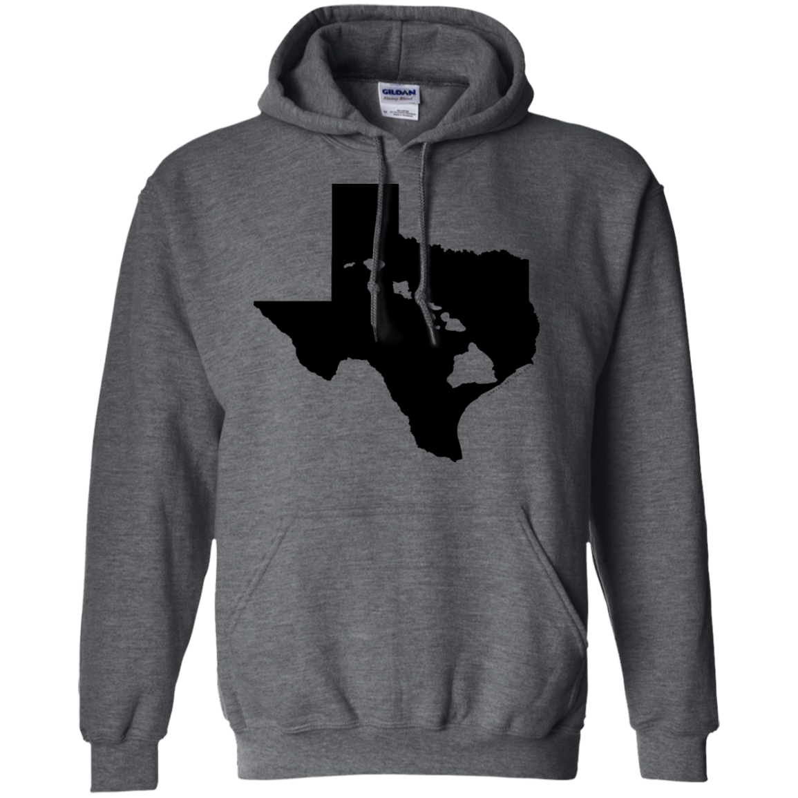 Living In Texas With Hawaii Roots Pullover Hoodie 8 oz - Hawaii Nei All Day