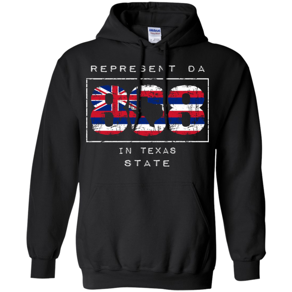 Rep Da 808 In Texas State Pullover Hoodie, Sweatshirts, Hawaii Nei All Day