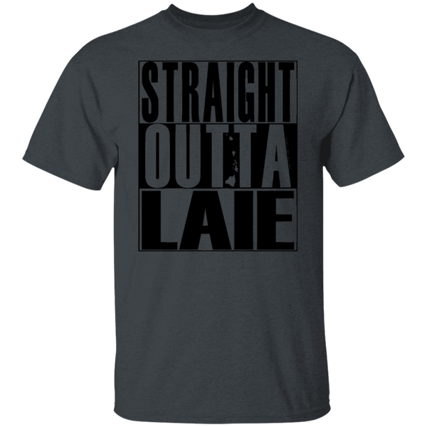 Straight Outta Laie (black ink) T-Shirt