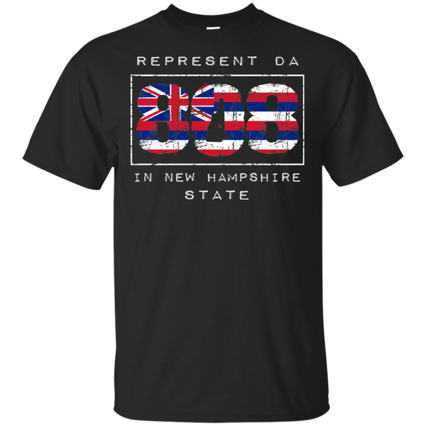 Rep Da 808 In New Hampshire State Ultra Cotton T-Shirt, T-Shirts, Hawaii Nei All Day