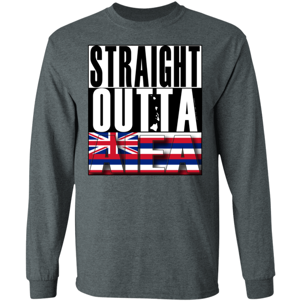 Straight Outta Aiea LS Ultra Cotton T-Shirt, T-Shirts, Hawaii Nei All Day