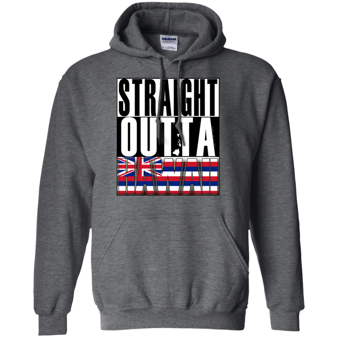 Straight Outta Hawaii Pullover Hoodie, Sweatshirts, Hawaii Nei All Day