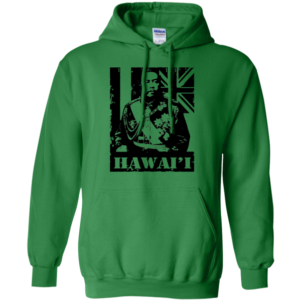 Hawai'i King Kalakaua Pullover Hoodie, Sweatshirts, Hawaii Nei All Day