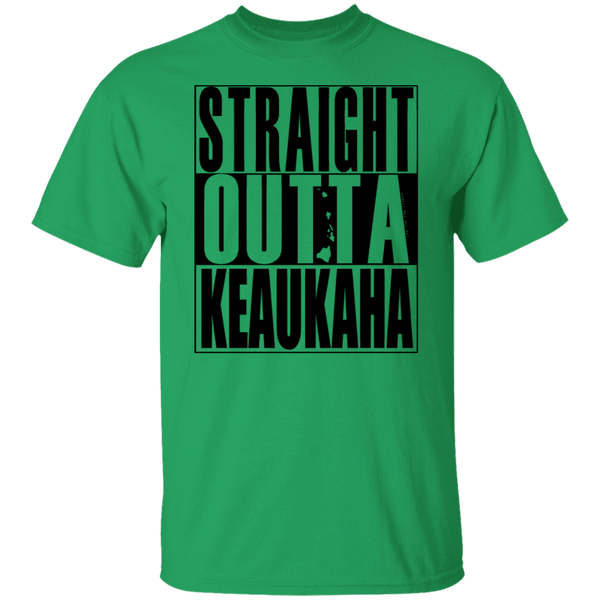 Straight Outta Keaukaha(black ink) T-Shirt