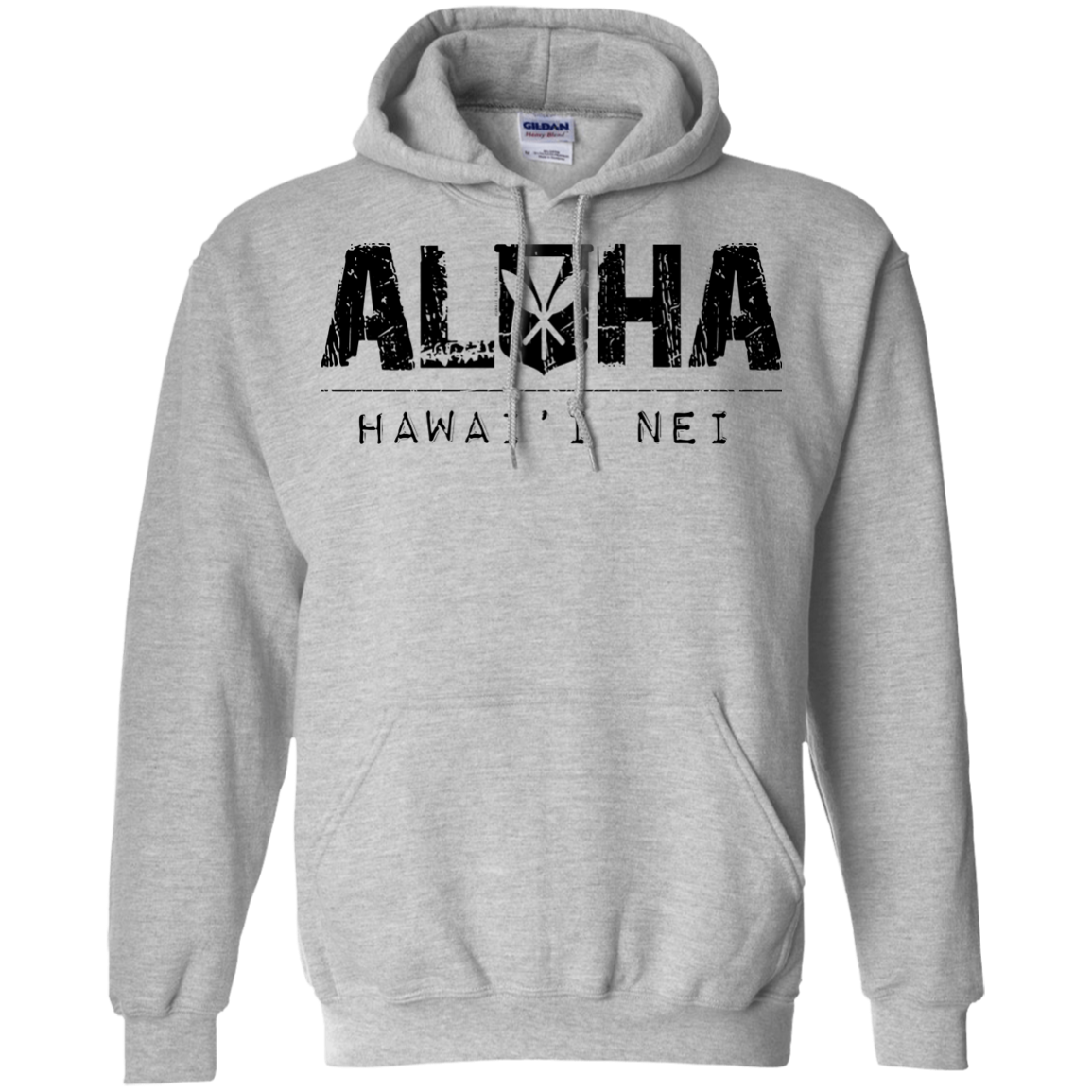 Aloha Hawai'i Nei Pullover Hoodie, Sweatshirts, Hawaii Nei All Day