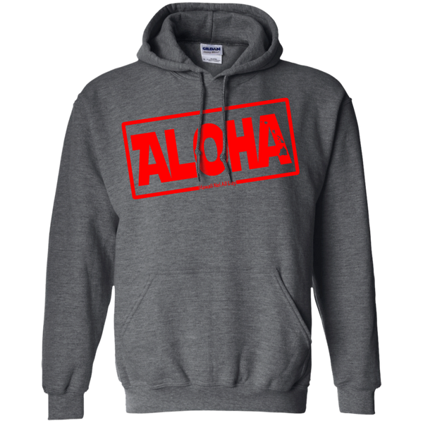 Aloha Hawai'i Nei (Islands red ink) Pullover Hoodie, Sweatshirts, Hawaii Nei All Day