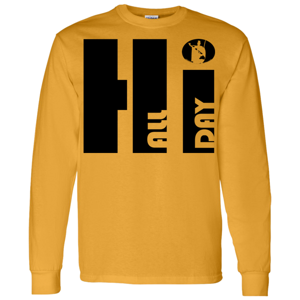 Hi ALL DAY King Kamehameha LS T-Shirt 5.3 oz., T-Shirts, Hawaii Nei All Day