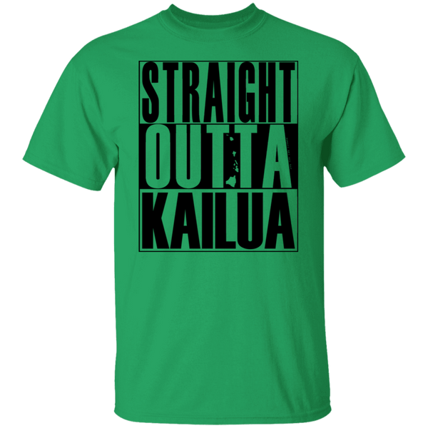 Straight Outta Kailua (black ink) T-Shirt