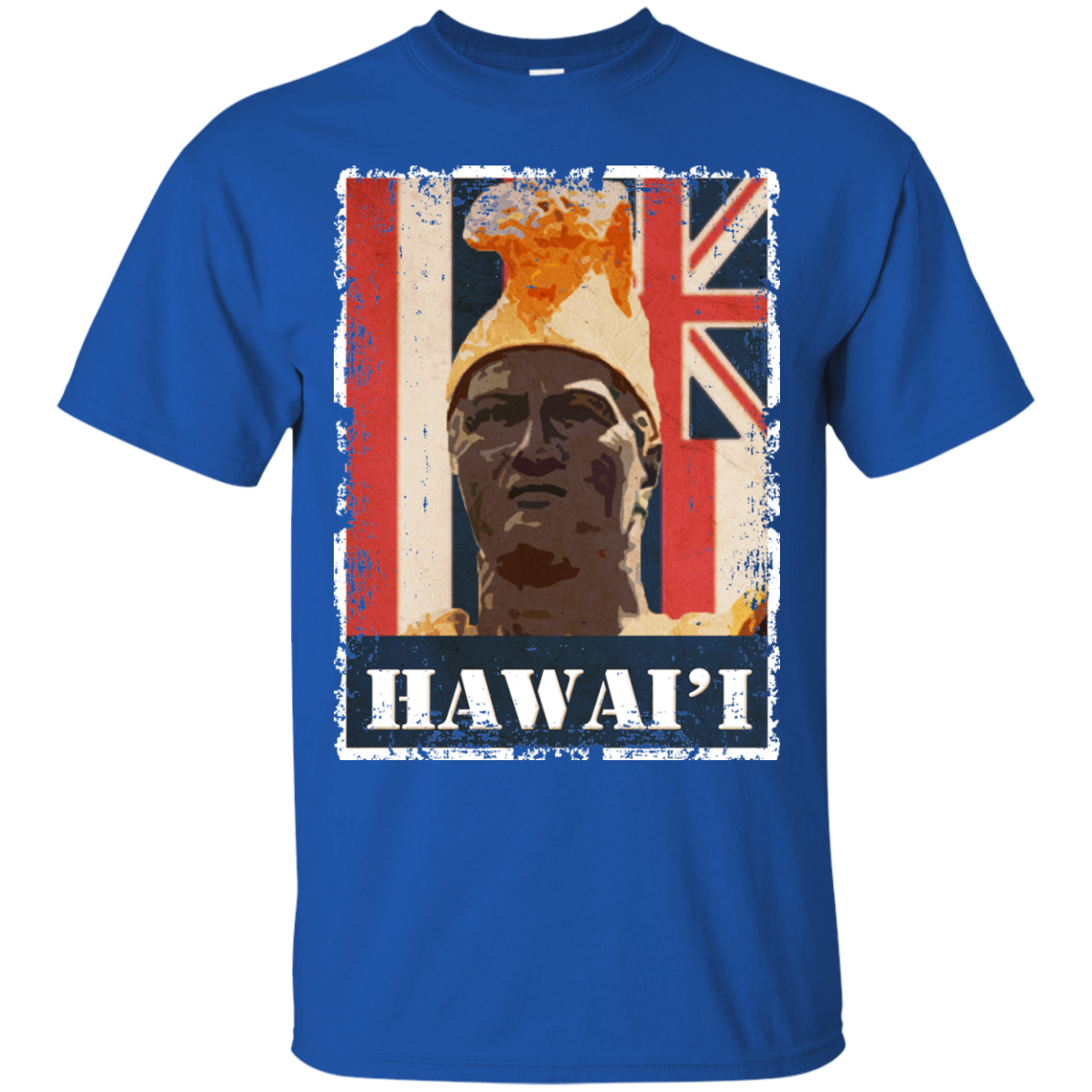 Hawai'i King Kamehameha Custom Ultra Cotton T-Shirt - Hawaii Nei All Day