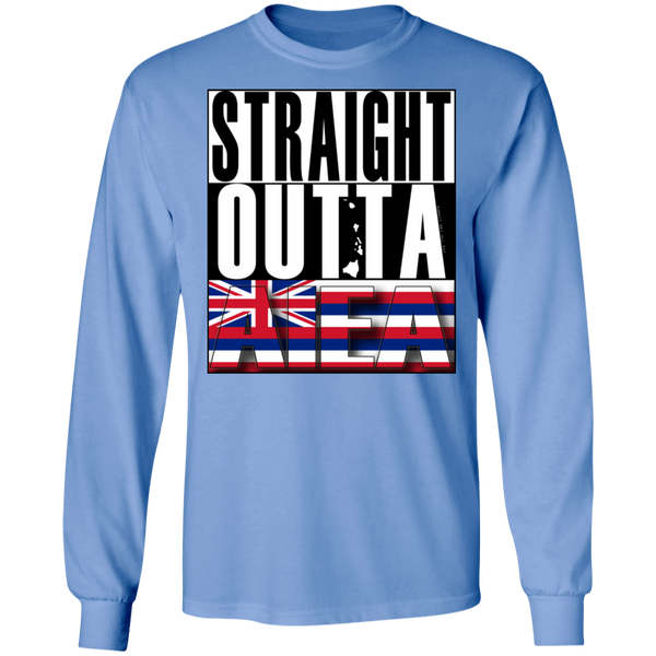 Straight Outta Aiea LS Ultra Cotton T-Shirt, T-Shirts, Hawaii Nei All Day