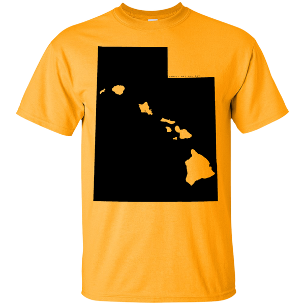 Living in Utah with Hawaii Roots Ultra Cotton T-Shirt, T-Shirts, Hawaii Nei All Day