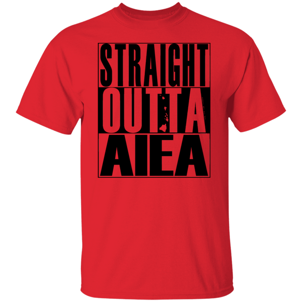 Straight Outta Aiea (black ink) T-Shirt