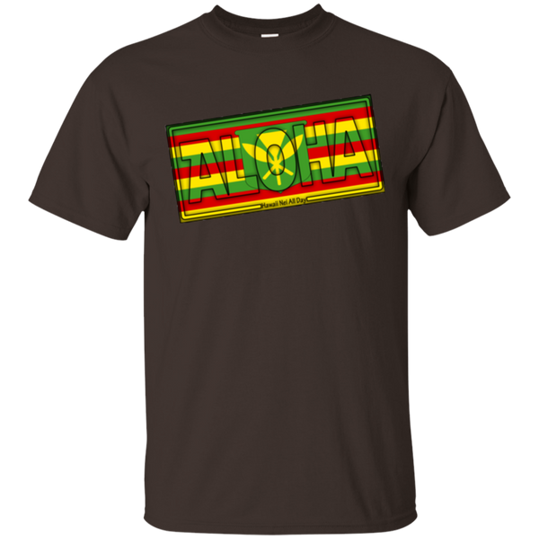Aloha Hawai'i Kanaka Maoli Ultra Cotton T-Shirt, T-Shirts, Hawaii Nei All Day