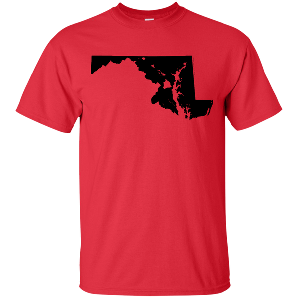 Living in Maryland with Hawaii Roots Ultra Cotton T-Shirt, T-Shirts, Hawaii Nei All Day