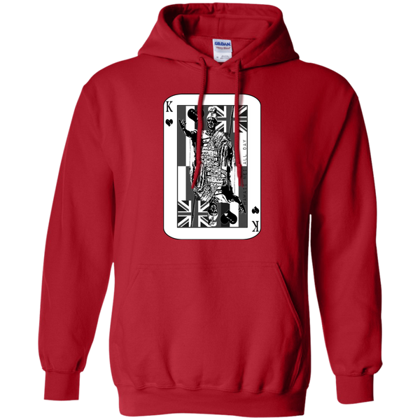 The King of Hawai'i Kamehameha (black ink) Pullover Hoodie, Sweatshirts, Hawaii Nei All Day