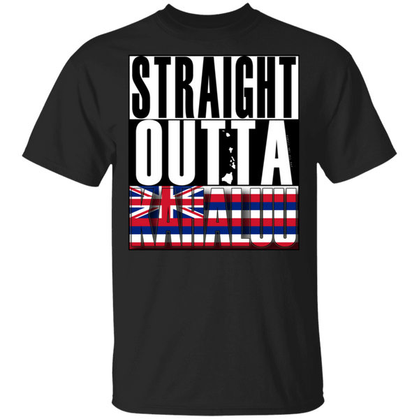 Straight Outta Kahaluu Hawai'i Ultra Cotton T-Shirt, T-Shirts, Hawaii Nei All Day