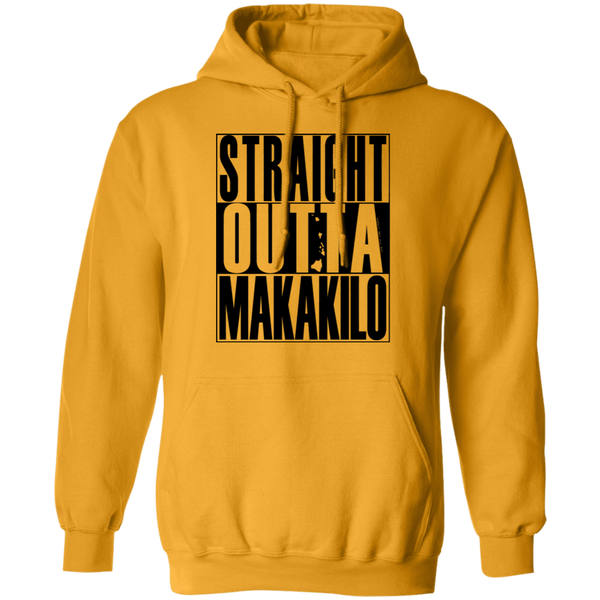 Straight Outta Makakilo (black ink) Pullover Hoodie