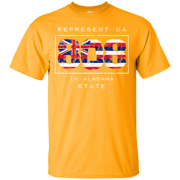 Rep Da 808 In Alabama State Ultra Cotton T-Shirt, T-Shirts, Hawaii Nei All Day