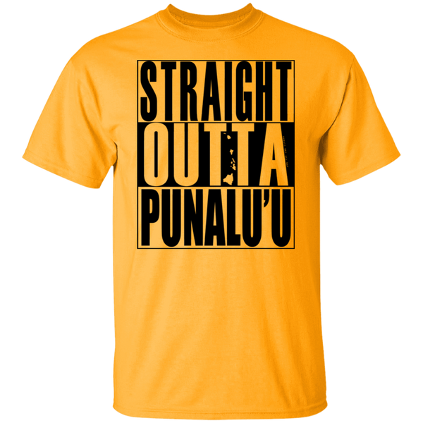 Straight Outta Punalu'u(black ink) T-Shirt