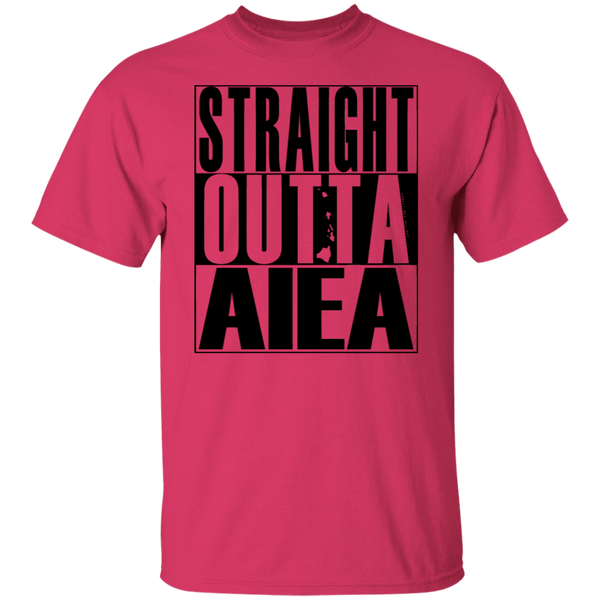 Straight Outta Aiea (black ink) T-Shirt