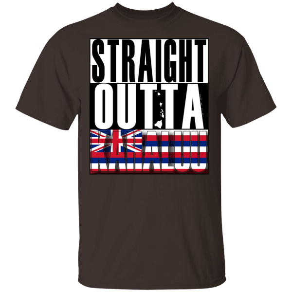 Straight Outta Kahaluu Hawai'i Ultra Cotton T-Shirt, T-Shirts, Hawaii Nei All Day