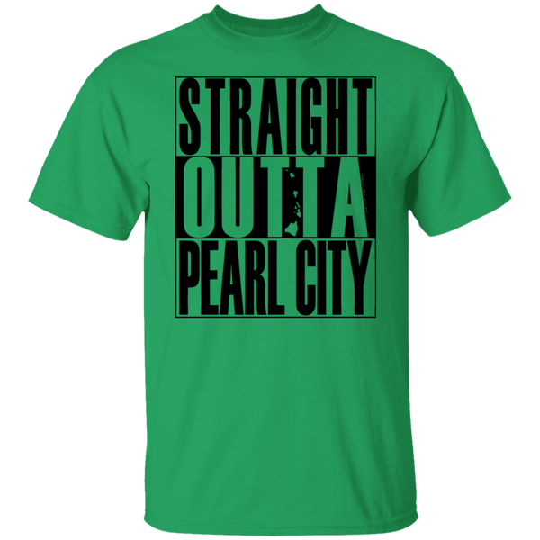 Straight Outta Pearl City (black ink) T-Shirt