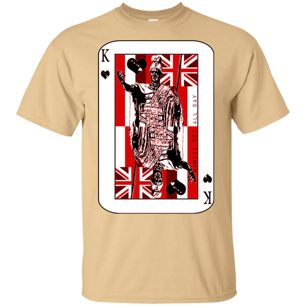 The King of Hawai'i Kamehameha (red ink) Ultra Cotton T-Shirt, T-Shirts, Hawaii Nei All Day