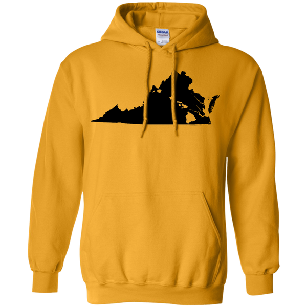Living in Virginia with Hawaii Roots Pullover Hoodie 8 oz., Sweatshirts, Hawaii Nei All Day