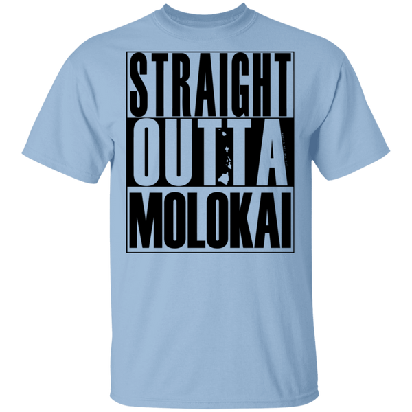Straight Outta Molokai(black ink) T-Shirt