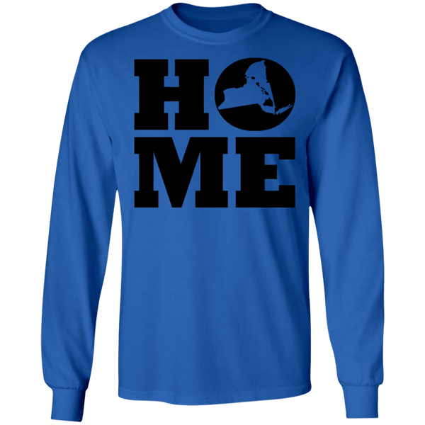 Home Roots Hawai'i and New York  LS T-Shirt