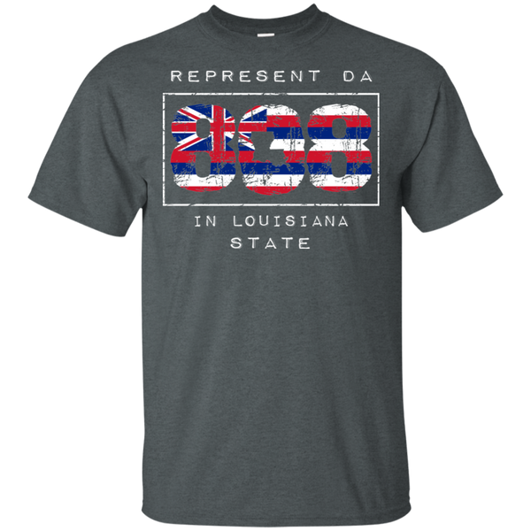 Rep Da 808 In Louisiana State Ultra Cotton T-Shirt, T-Shirts, Hawaii Nei All Day