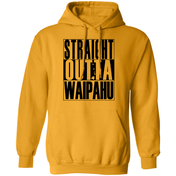 Straight Outta Waipahu (black ink) Pullover Hoodie
