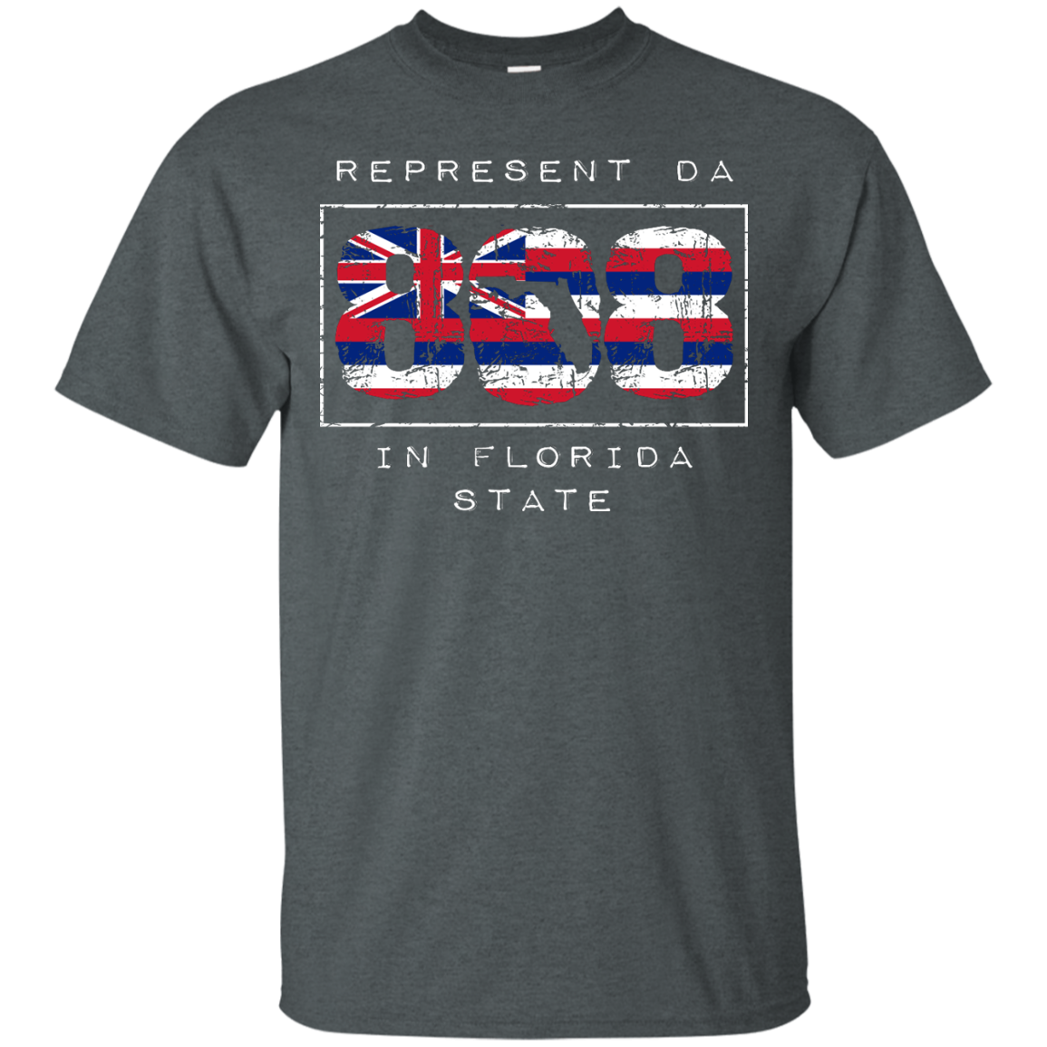 Represent Da 808 In Florida State Custom Ultra Cotton T-Shirt - Hawaii Nei All Day