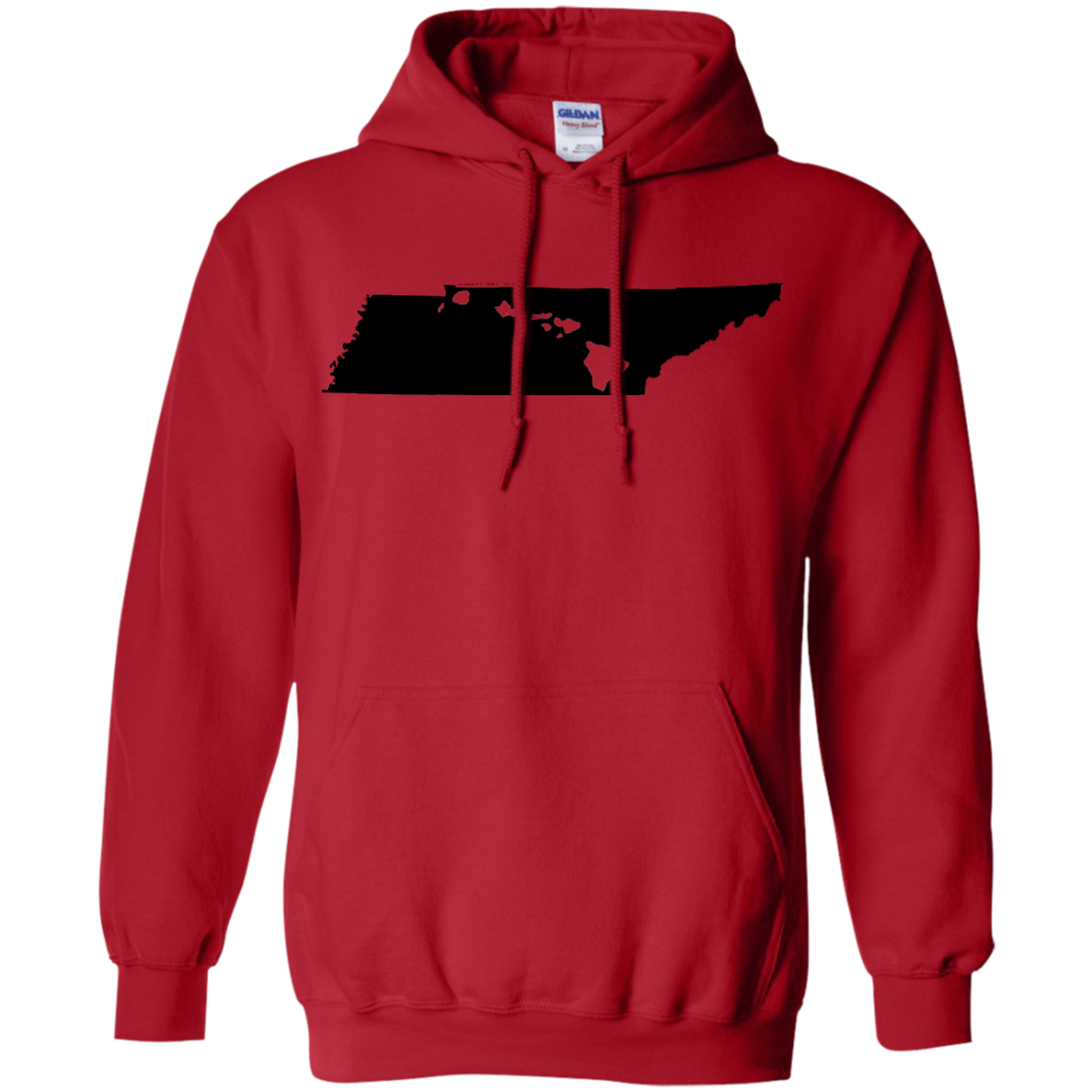 Living in Tennessee with Hawaii Roots Pullover Hoodie 8 oz., Sweatshirts, Hawaii Nei All Day
