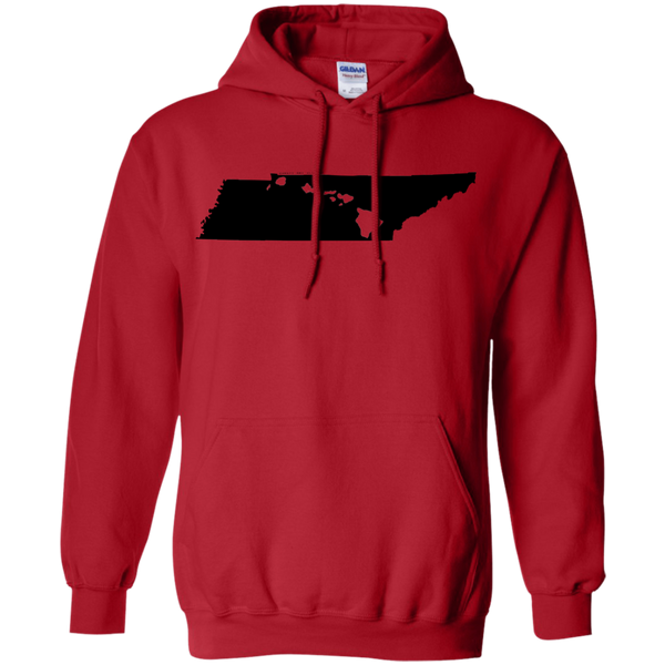 Living in Tennessee with Hawaii Roots Pullover Hoodie 8 oz., Sweatshirts, Hawaii Nei All Day