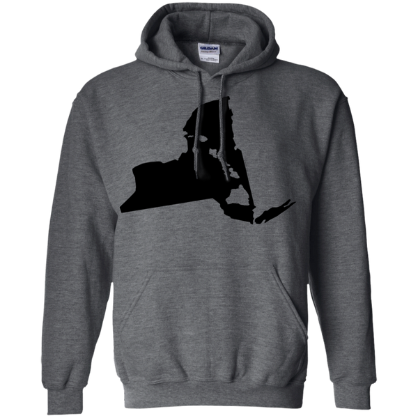 Living In New York With Hawaii Roots Pullover Hoodie 8 oz., Sweatshirts, Hawaii Nei All Day