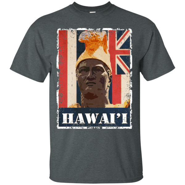 Hawai'i King Kamehameha Custom Ultra Cotton T-Shirt - Hawaii Nei All Day