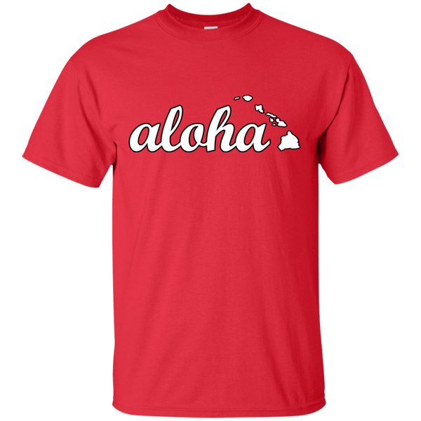 Aloha Hawaiian Islands Ultra Cotton T-Shirt - Hawaii Nei All Day