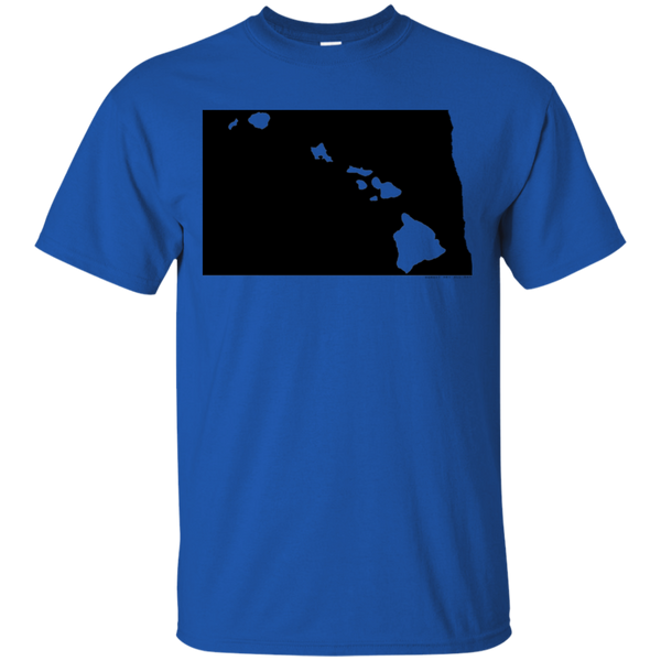 Living in North Dakota with Hawaii Roots Ultra Cotton T-Shirt, T-Shirts, Hawaii Nei All Day
