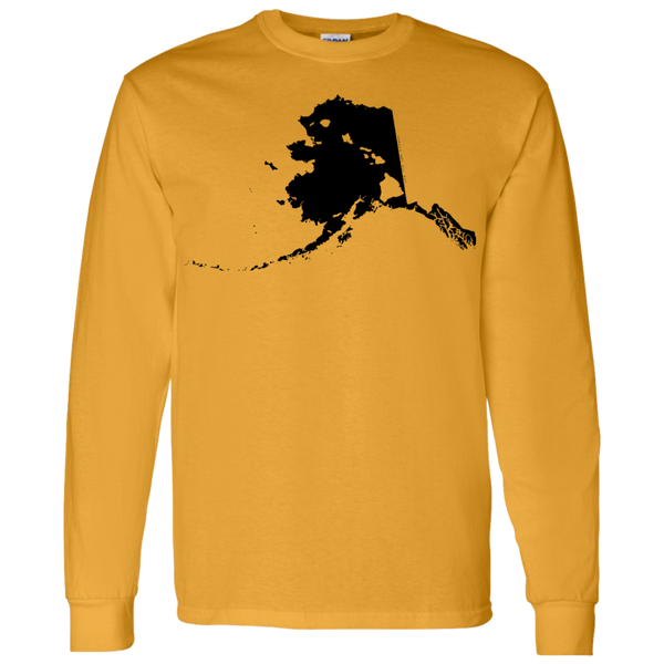 Living in Alaska with Hawaii Roots LS T-Shirt, T-Shirts, Hawaii Nei All Day