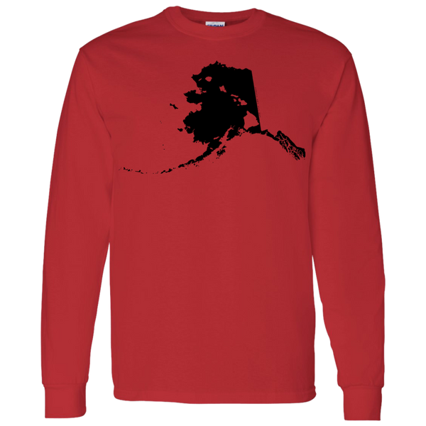 Living in Alaska with Hawaii Roots LS T-Shirt, T-Shirts, Hawaii Nei All Day
