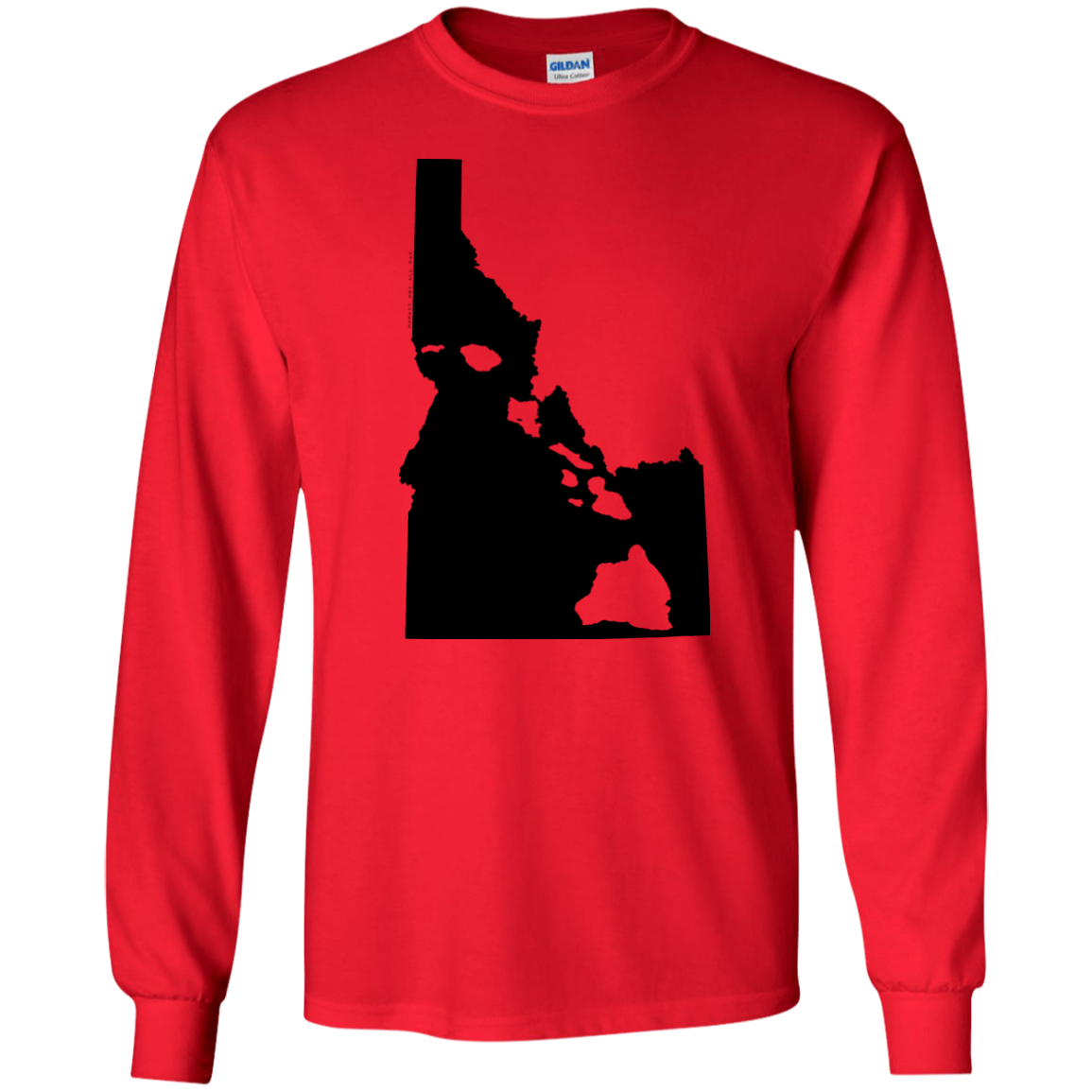 Living In Idaho With Hawaii Roots LS Ultra Cotton T-Shirt, T-Shirts, Hawaii Nei All Day