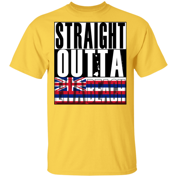 Straight Outta Ewa Beach T-Shirt, T-Shirts, Hawaii Nei All Day